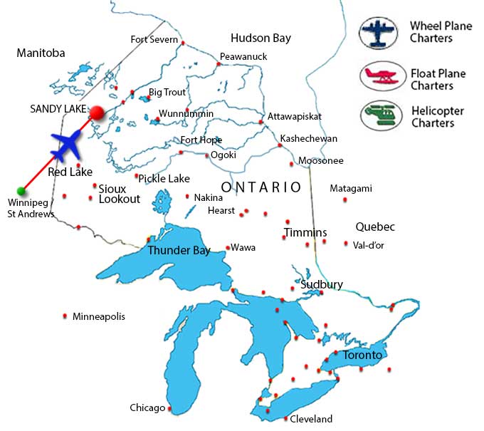 Webequie Helicopter Charter Flights